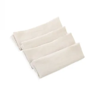 Set 4 prosopele BabyJem din muselina 25x25 cm Ecru