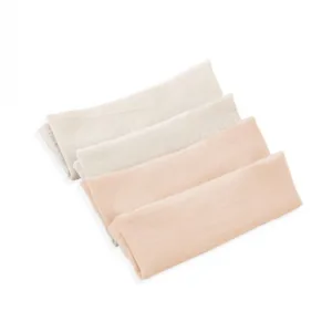 Set 4 prosopele BabyJem din muselina 25x25 cm Somon
