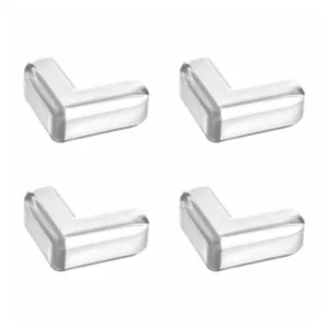Set 4 protectii colturi Bocioland cu banda adeziva pentru montare usoara din silicon flexibil