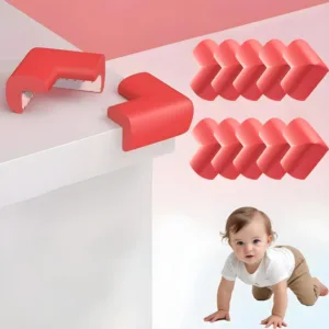 Set 4 protectii pentru colturi mobila Car Boy Safety rosu 1.6 cm