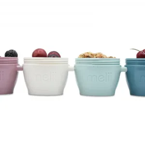 Set 4 recipiente din silicon SnapGo Melii luxe 118 ml