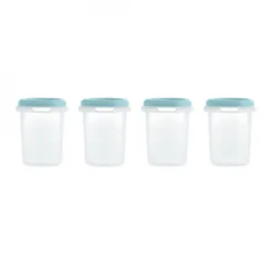Set 4 recipiente ermetice gradate Miniland Terra Ocean 250 ml