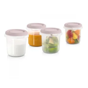 Set 4 recipiente gradate Miniland Terra Blush 200 ml