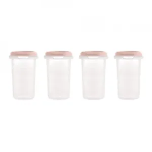 Set 4 recipiente gradate Miniland Terra Blush 330 ml