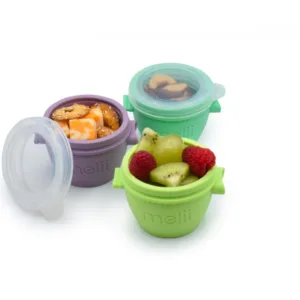 Set 4 recipiente silicon SnapGo Melii 118 ml