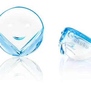 Set 4 sigurante rotunde pentru colturi Akuku transparent