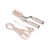 Set 4 ustensile Cangaroo pentru curatare biberoanelor Star Pink