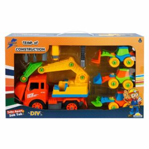 Set 4 vehicule de constructie si accesorii
