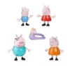 Set 5 figurine Familia Peppa Pig Hasbro cu figurina Baby Evie inclusa