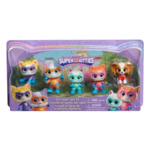 Set 5 figurine Super Kitties Hero Squad