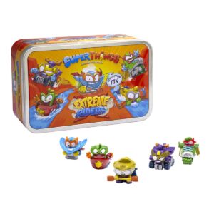 Set 5 figurine in cutie metalica