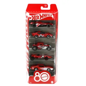 Set 5 masinute Mattel Hot Wheels Aniversare 80 ani