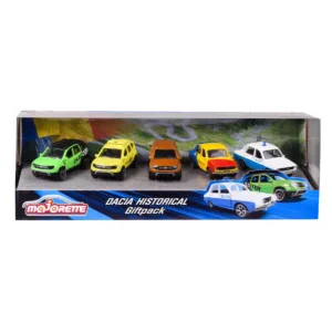 Set 5 masinute din metal Dacia 1300 si Dacia Duster