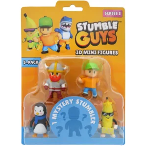 Set 5 mini figurine Stumble Guys 3D