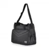 Set 5 piese cu Geanta multifunctionala pentru mamici Cangaroo Mama Bag Stella Black compartimente practice