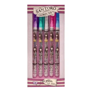 Set 5 pixuri cu gel colorat Gorjuss Through The Looking Glass