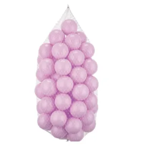 Set 500 bile din plastic diametru 7 cm PlayCity Pink