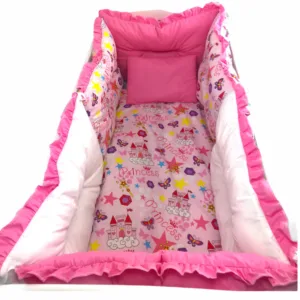 Set 6 aparatori protectii laterale patut 140x70 cm Castelul Printesei