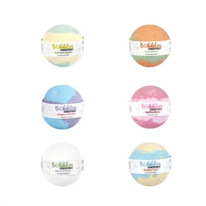 Set 6 bile de baie pentru copii Bubbles 6x115 g