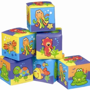 Set 6 cuburi moi de baie Playgro