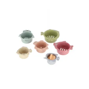 Set 6 forme baie Jipy stivuibile plastic bio