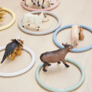 Set 6 inele de activitati in 6 culori nordice