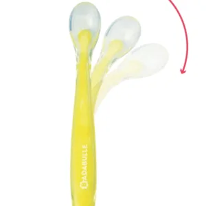 Set 6 lingurite colorate flexibile Badabulle