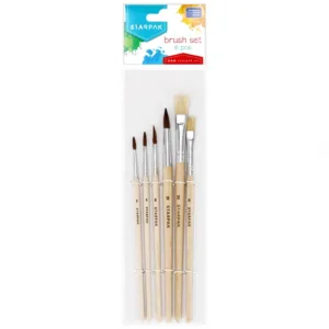 Set 6 pensule din par natural
