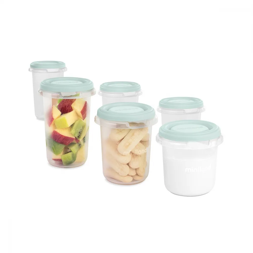 Set 6 recipiente gradate Miniland Mint