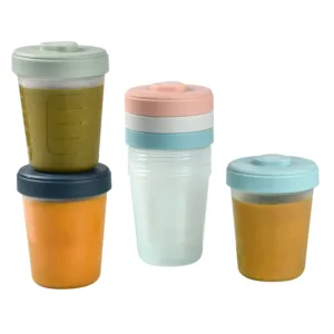 Set 6 recipiente hrana Beaba 6x250 ml