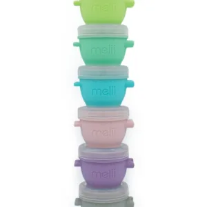 Set 6 recipiente silicon Melii Snapgo 59 ml