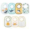 Set 7 bavete pentru bebelusi cu velcro Lorelli Baby Care Unisex