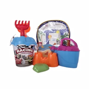 Set 8 jucarii de nisip in rucsac Blue Boy