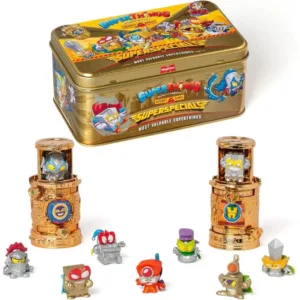 Set 9 figurine in cutie metalica SuperThings Secret Spies Seria 6