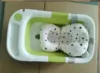 Set Cadita Little Mom Green ultrapliabila si hamac pentru copii