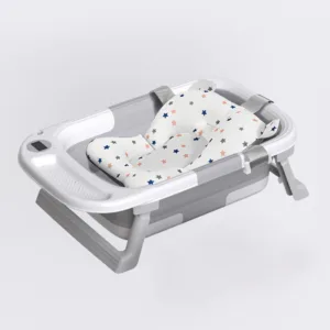 Set Cadita Ultrapliabila Little Mom cu Hamac pentru copii Grey
