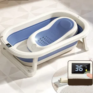 Set Cadita si Suport anatomic detasabil pentru bebelusi Little Mom Blue