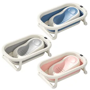 Set Cadita si Suport anatomic detasabil pentru bebelusi Little Mom Grey