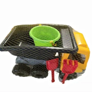 Set Camion cu galetusa lopatica si grebla 24 x 44 x 30 cm Black