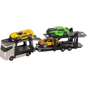 Set Camion transportator cu masinute Teamsterz