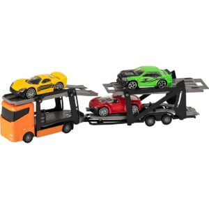 Set Camion transportator cu masinute Teamsterz