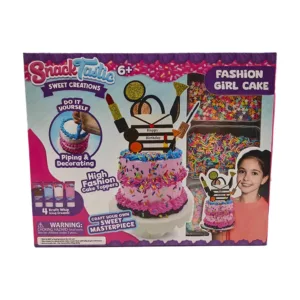 Set Creativ Tort Fashion Girl Snack Tastic Joc de Decorare pentru Copii