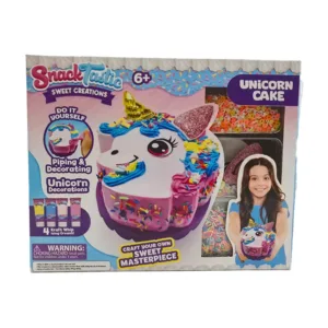 Set Creativ Tort Unicorn Snack Tastic Joc de Decorare pentru Copii