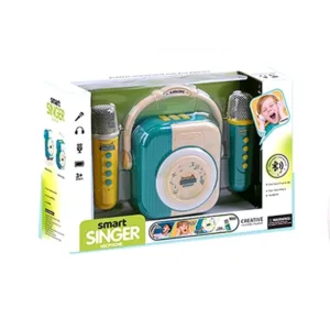 Set Karaoke pentru copii Ocie cu 2 microfoane verzi