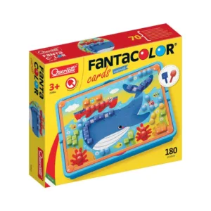 Set Quercetti Mosaic Fantacolor Cards Animals 180 piese