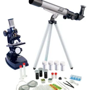 Set Telescop astronomic si microscop Edu Toys