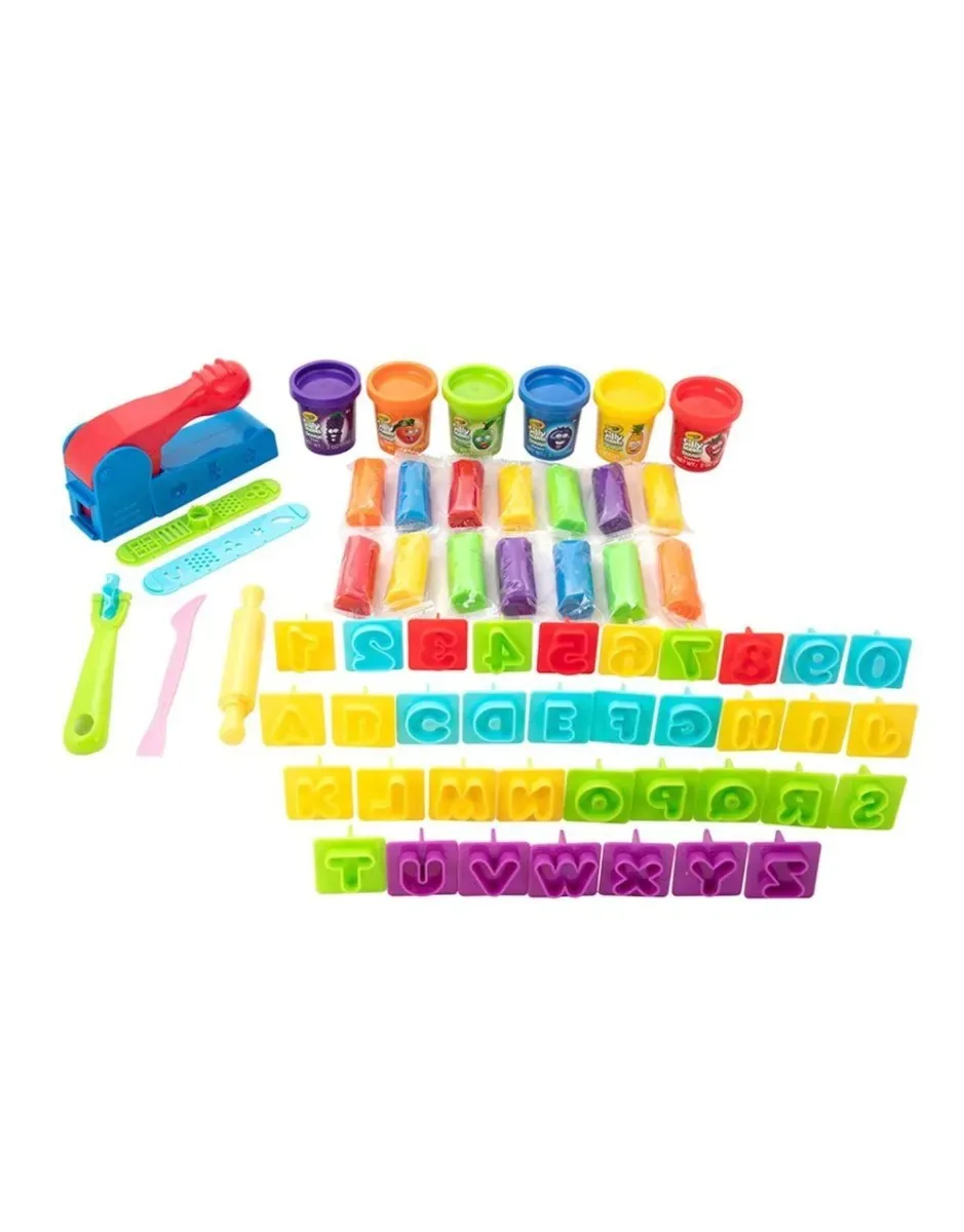 Set activitati cu plastilina parfumata si sidefata Crayola 728g