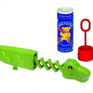 Set baloane de sapun Pustefix cu jucarie crocodil 70 ml