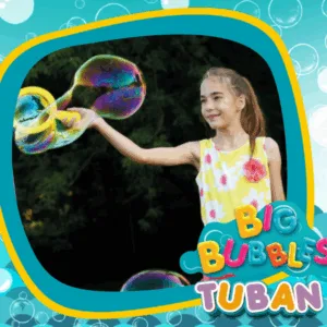 Set baloane de sapun in plasa
