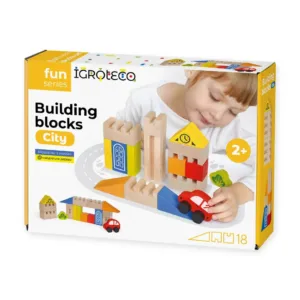 Set blocuri de constructie din lemn